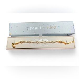 SPARKLY ✨ KIDZ FINE GOLD PLATED HEART BRACELET